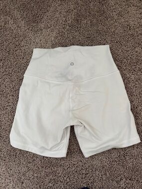 lululemon athletica High-Rise Cream Bike Shorts